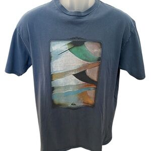 QUIKSILVER Waterman Collection Surfboard Fins Tee Shirt Men S Small